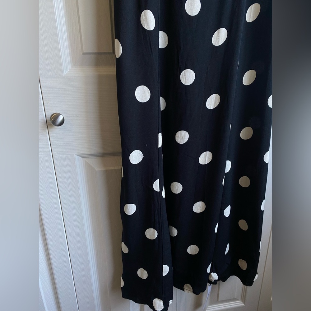 NWT Reformation Shyla Polka Dot Dress with Bow Details Size 6 - Picture 12 of 16